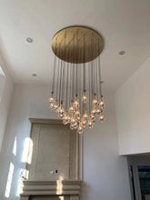 Raindrop Round Chandelier D 60"